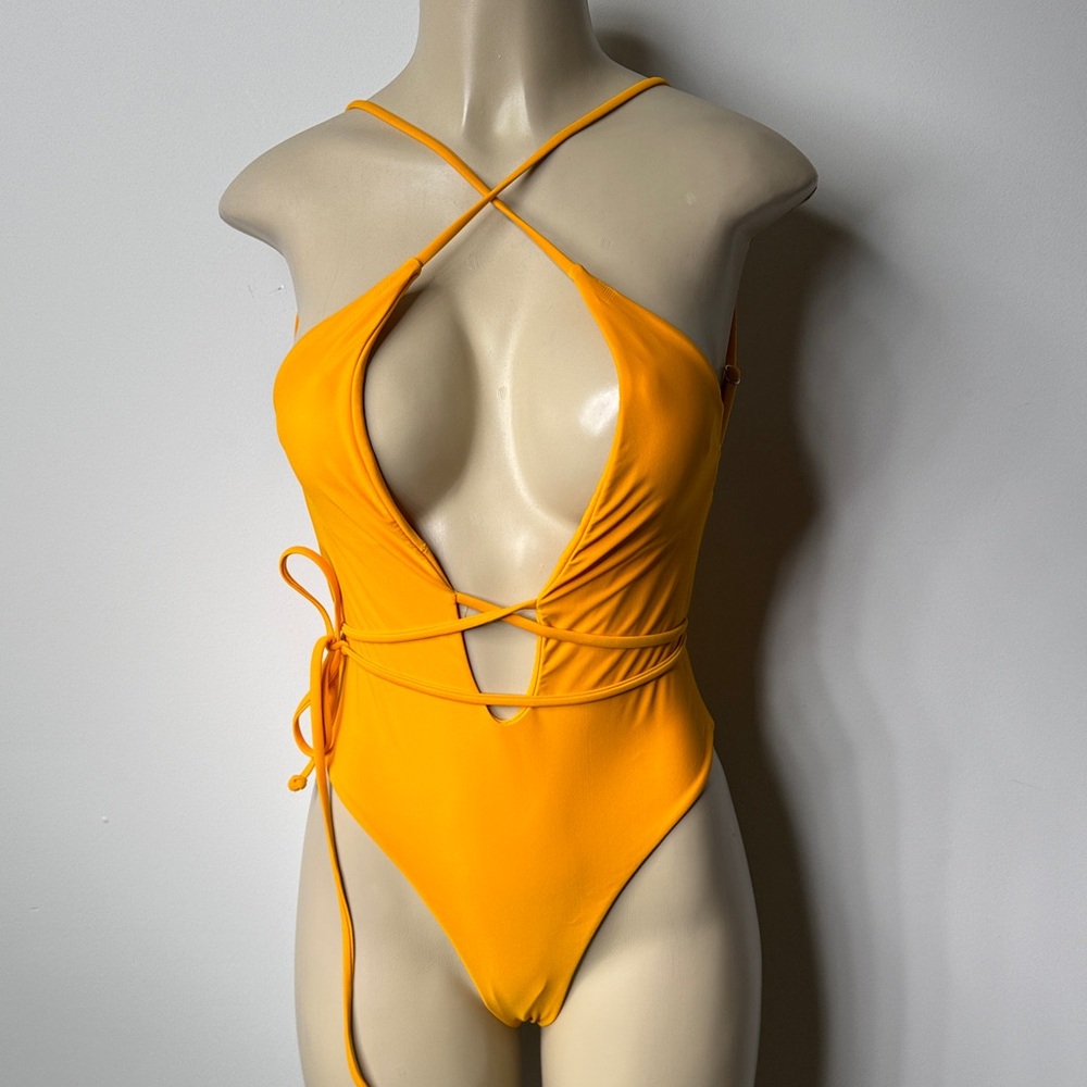 Zaful Sunny Yellow Swimwear